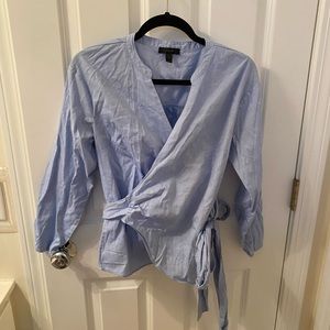 J.Crew cotton business casual blouse